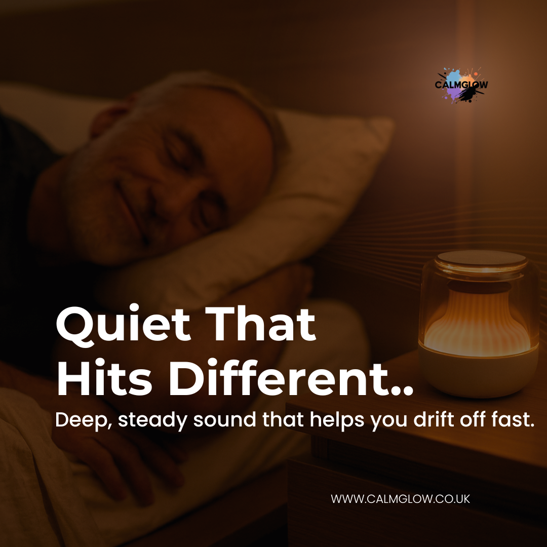 CalmGlow™ Mini White Noise Machine with LED Light