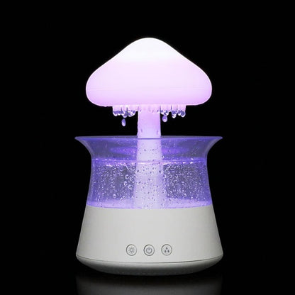 Rain Cloud Humidifier with Water Droplet Sounds & 7-Color LED Light