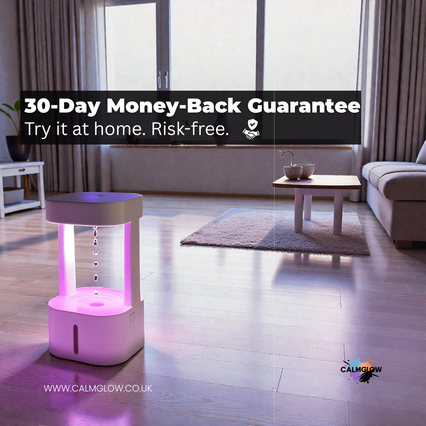 CalmGlow™ Motion Humidifier with LED Light