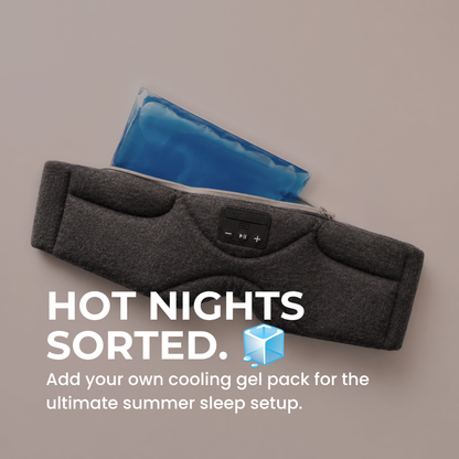 CalmGlow™ Drift Wireless Sleep Mask & White Noise Machine
