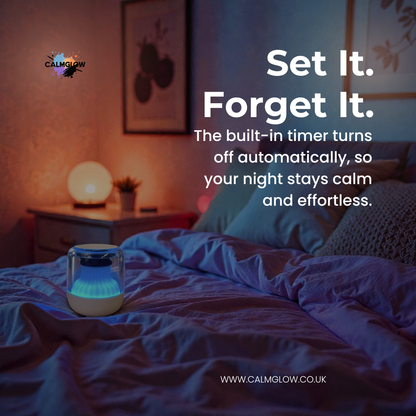 CalmGlow™ Mini White Noise Machine with LED Light